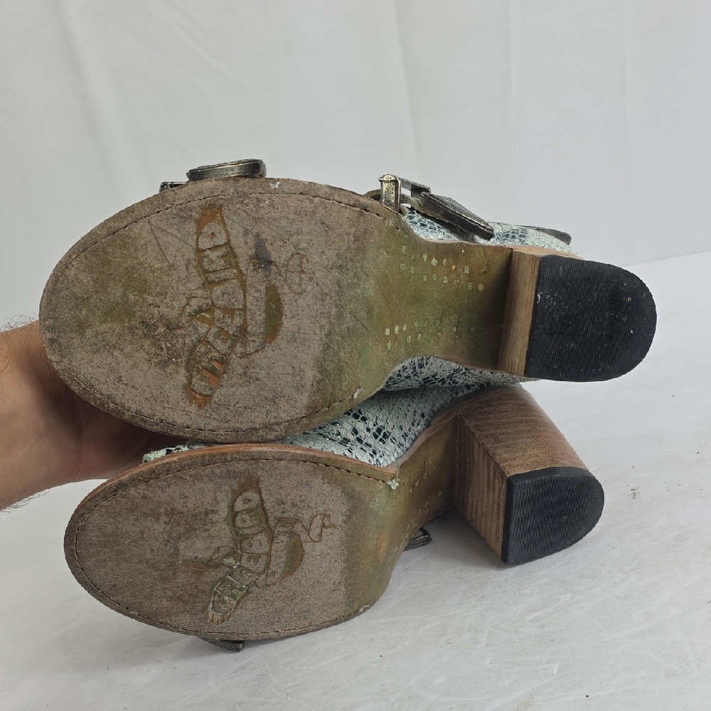 Freebird By Steven Python Print Leather Women's A… - image 9